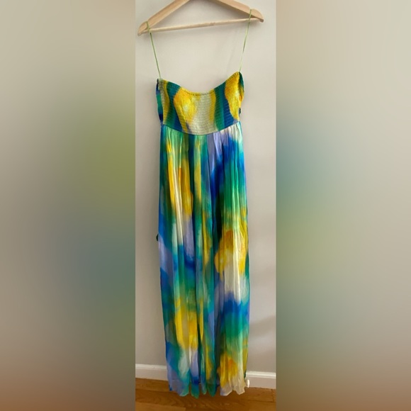 Anthropologie Vineet Bahl Blurred Sheer Mini Train Dress SIZE S new nwt - Picture 7 of 9